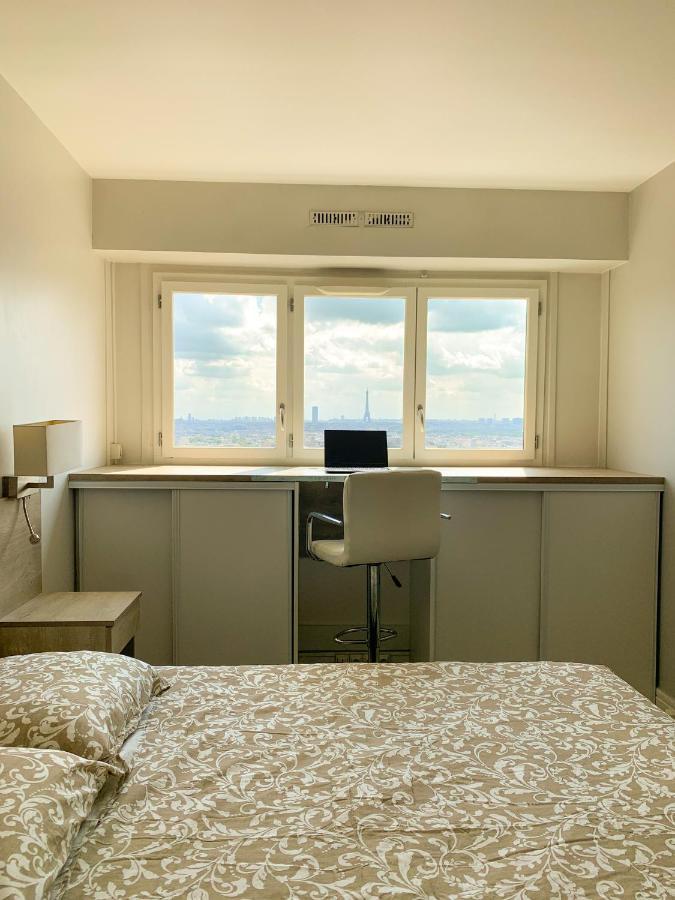 Vue Panoramique Sur Paris : Sublime Appartement Au Centre De クルブヴォア エクステリア 写真