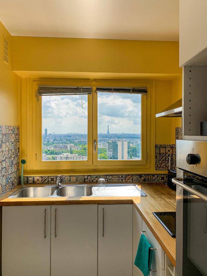 Vue Panoramique Sur Paris : Sublime Appartement Au Centre De クルブヴォア エクステリア 写真