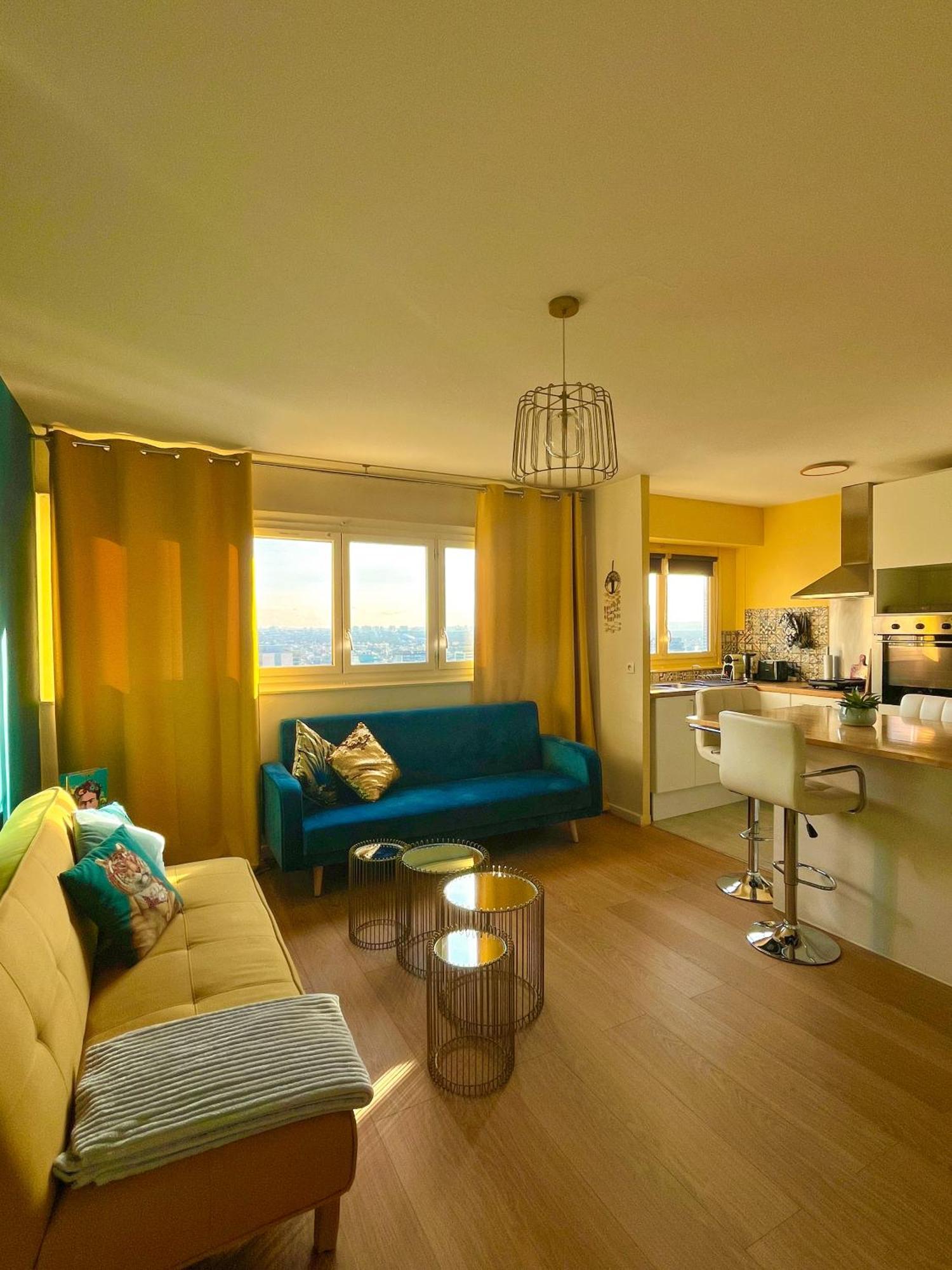 Vue Panoramique Sur Paris : Sublime Appartement Au Centre De クルブヴォア エクステリア 写真