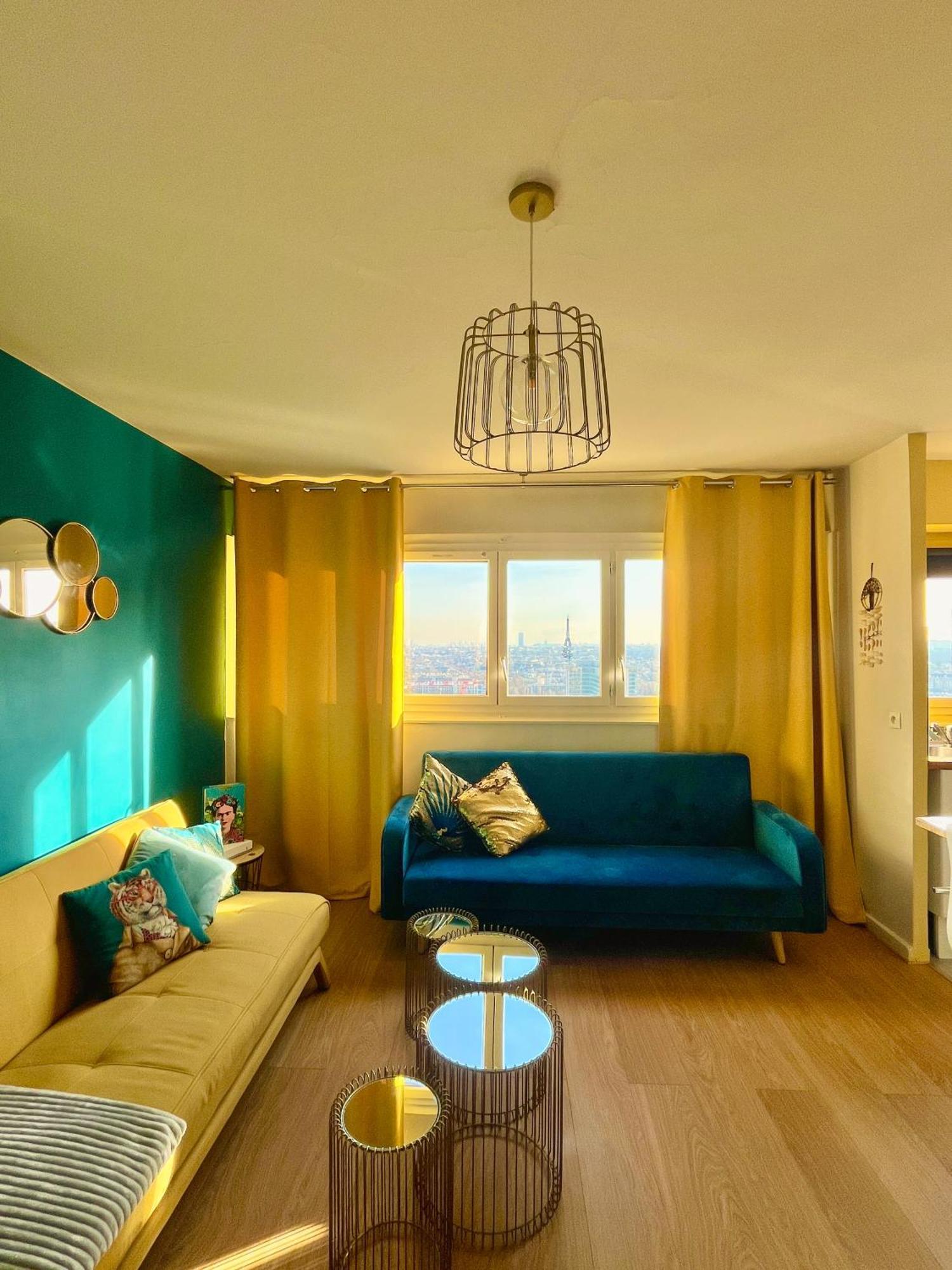 Vue Panoramique Sur Paris : Sublime Appartement Au Centre De クルブヴォア エクステリア 写真